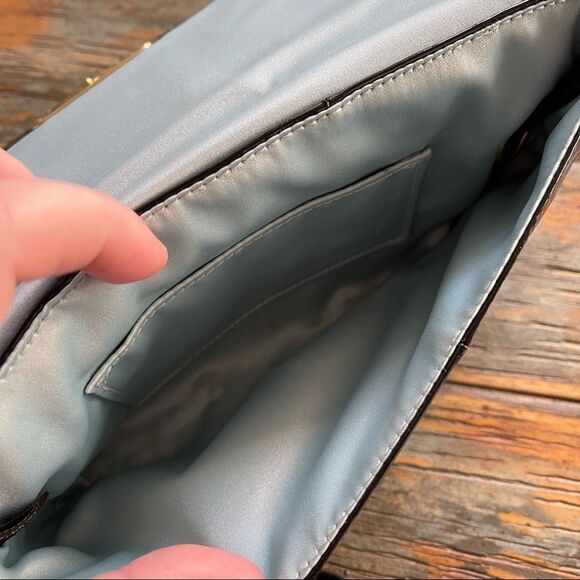 Coach Black and Gold Clutch Wristlet - Picture 5 of 6